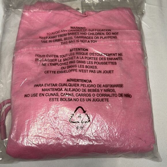 Elodie Women’s Pink Cropped Sweatshirt Hoodie Size Small - Picture 4 of 6